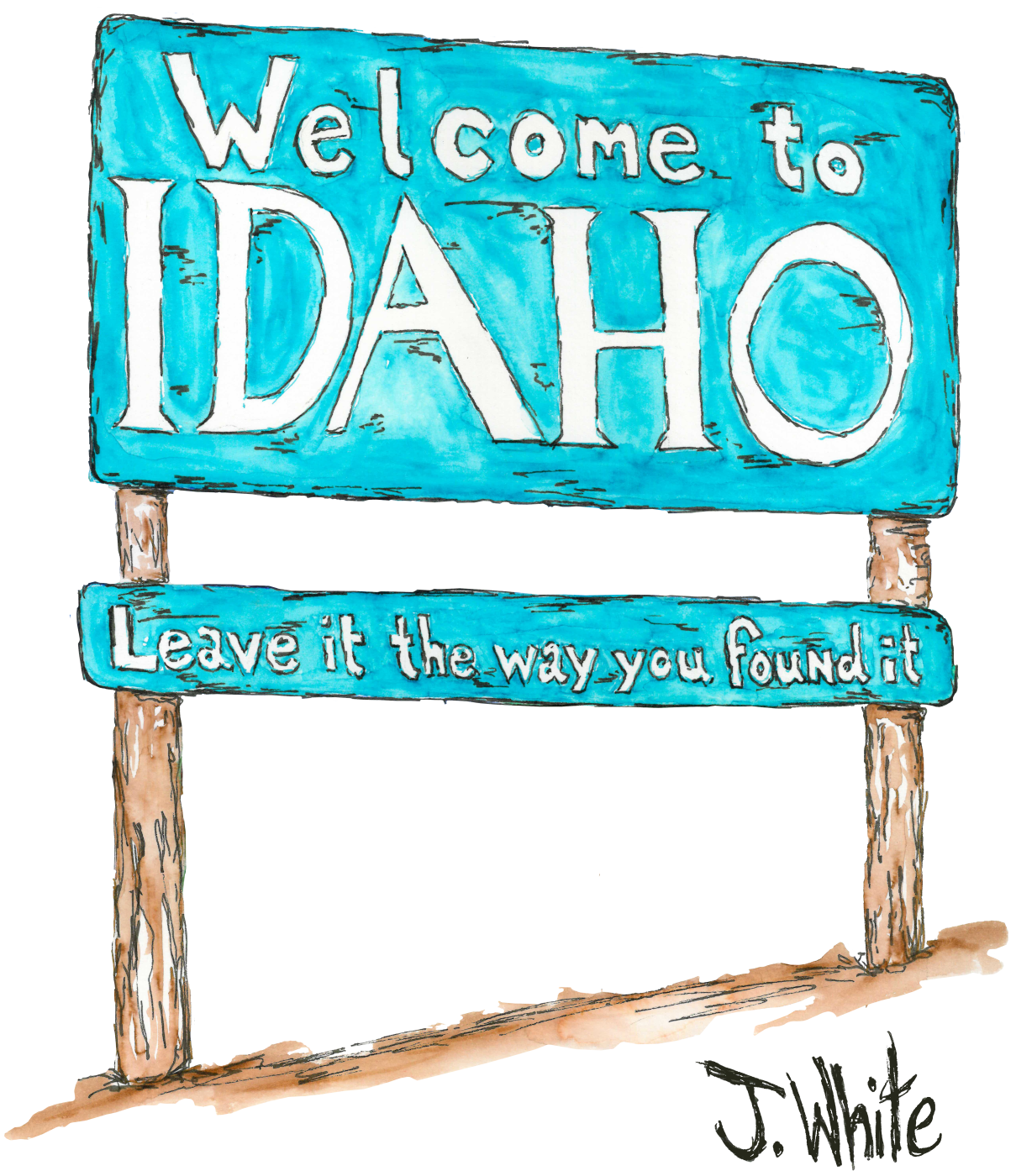 Welcome to Idaho - Hoodie